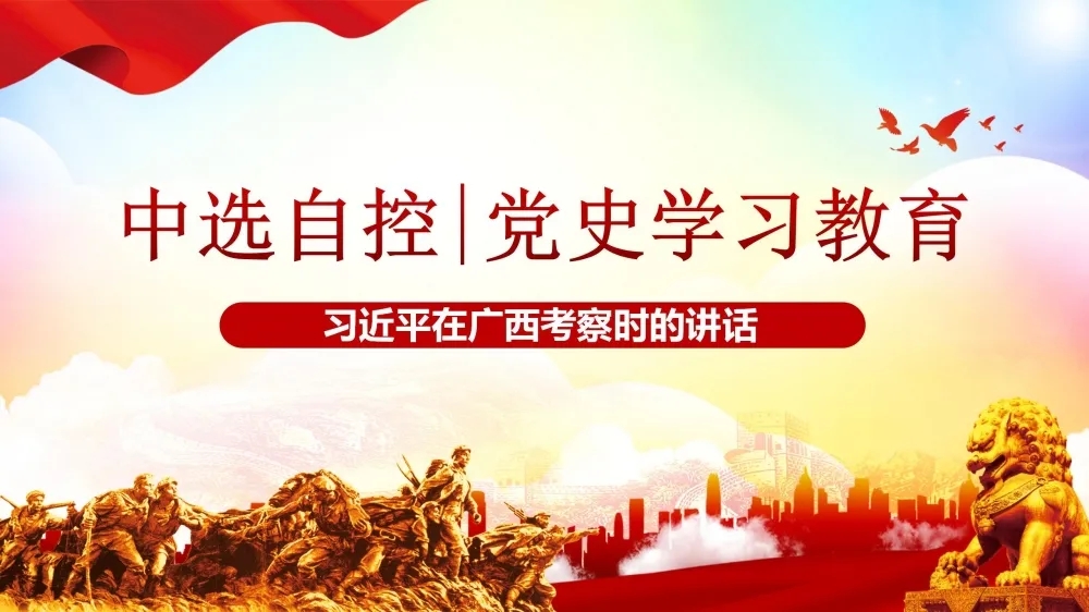 黨史學(xué)習(xí)教育 | 習(xí)近平在廣西考察時(shí)的講話